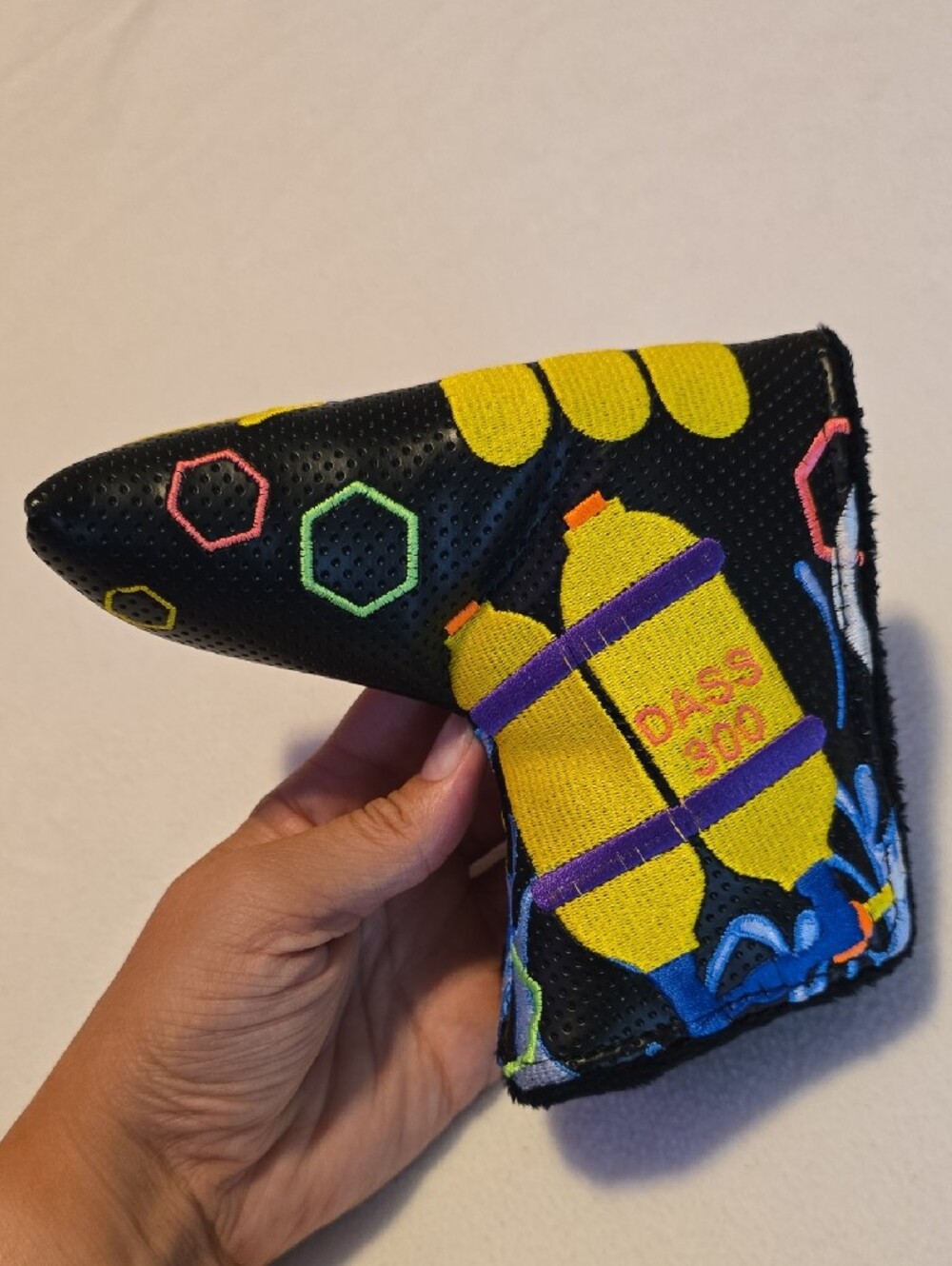 RARE Bettinardi Colorful Made in USA Putter Headcover - Pink & Black - Picture 6 of 12